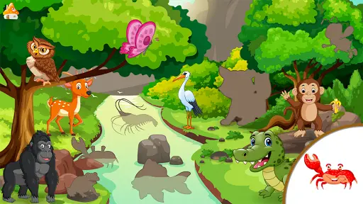 Puzzle de animais para Crianças 🦁🐰🐬🐮🐶🐵 - Baixar APK para