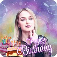 Birthday Photo Editor - Photo on Birthday Cake on 9Apps